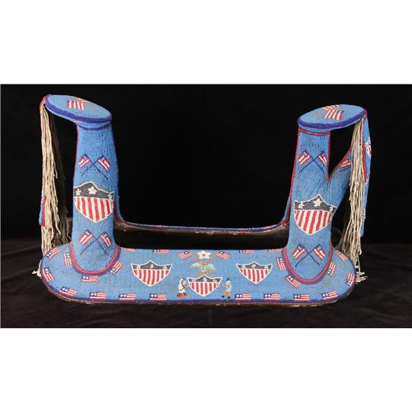 Magnificent Fully Beaded Saddle