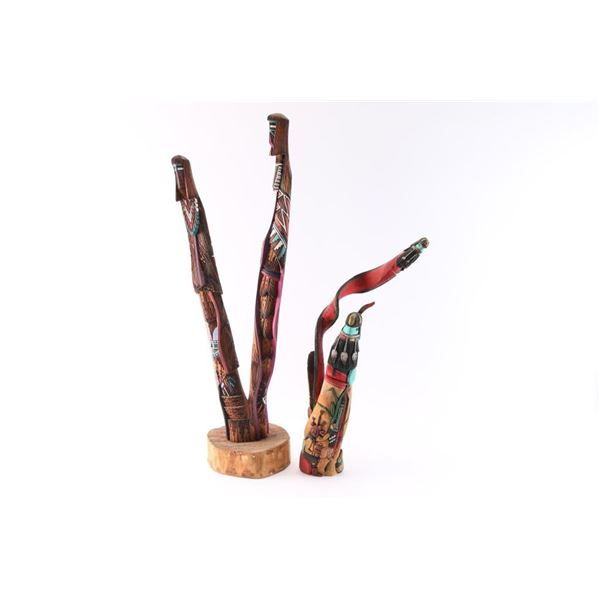 Lot of 2 Hopi Kachinas.