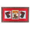Image 1 : Framed Red Ryder Comic & Gloves.