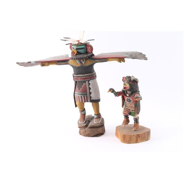 Lot of 2 Hopi Kachinas