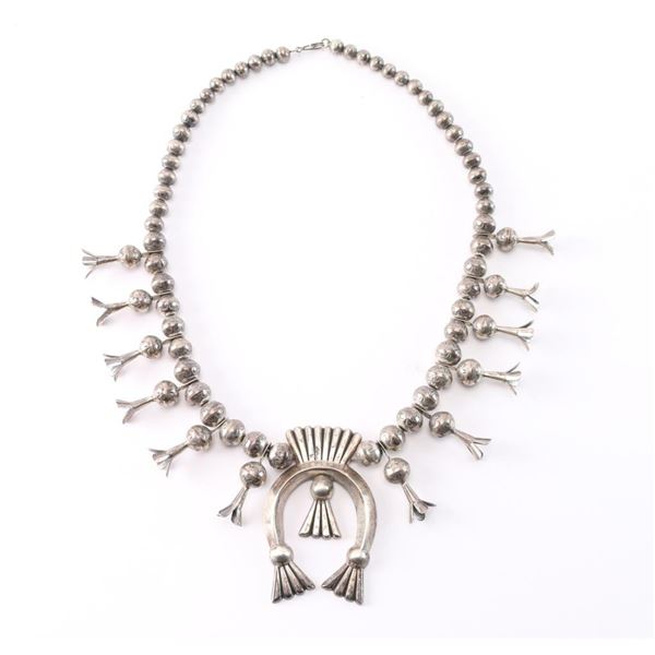 Sterling Silver Squash Blossom.