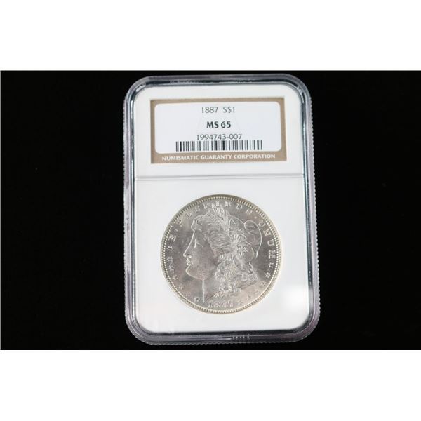 1887 Morgan Silver Dollar
