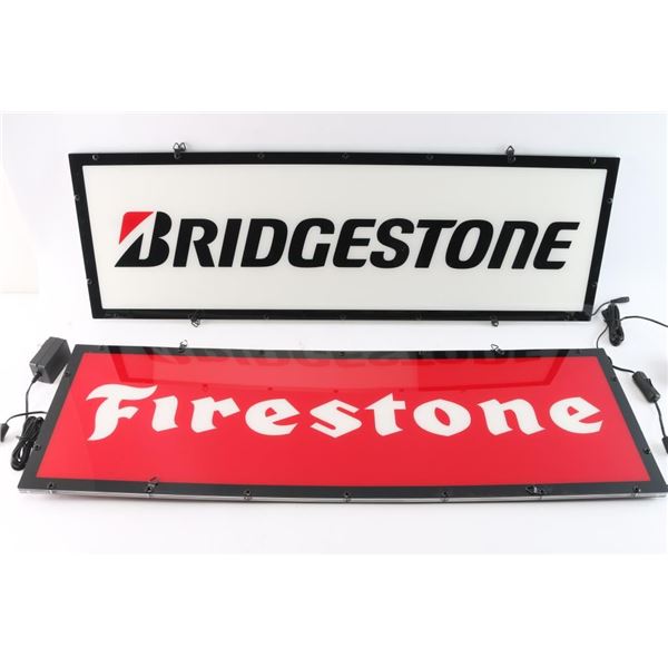 Lot of 2 Tire Manufacturer Signs