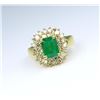 Image 4 : Elegant Emerald and Diamond Ring.