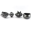 Image 1 : Lot of 4 Blackware Pots