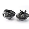 Image 2 : Lot of 4 Blackware Pots