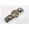 Image 1 : Men's Bear Claw & Turquoise Watch.
