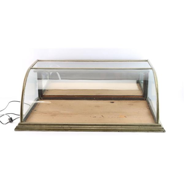 Antique Bowfront Display Case