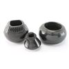 Image 1 : Lot of 3 Santa Clara Blackware Pots.