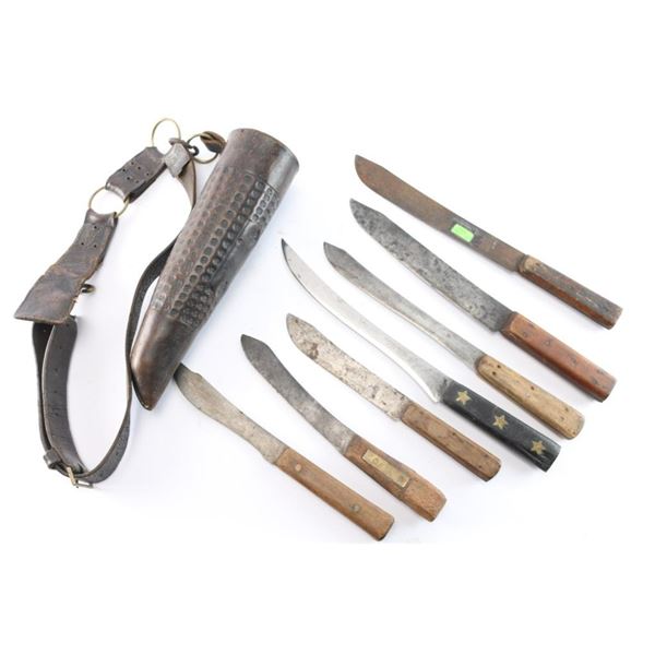 Buffalo Hunter's Butchering Rig w/ Knives.