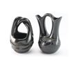 Image 2 : Lot of 2 Santa Clara Blackware Pots.