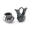 Image 2 : Lot of 2 Santa Clara Blackwear Pots.