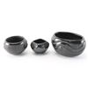 Image 1 : Lot of 3 Santa Clara Blackware Pots.