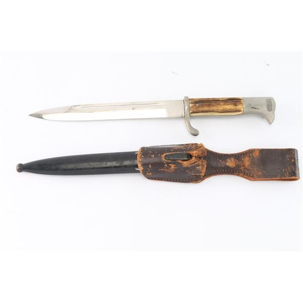 German WW2 Stag Handled Dress Bayonet
