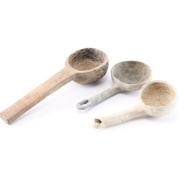 Collection of 3 Native American Ladles.