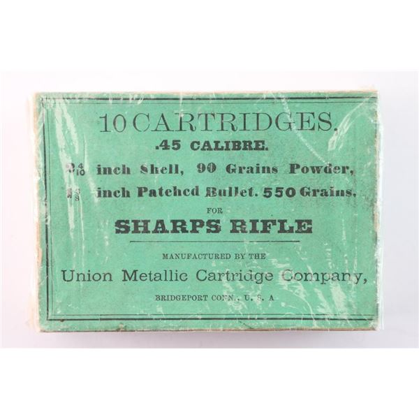 UMC Green Label .45-90 Cal. Sharps Cartridges.