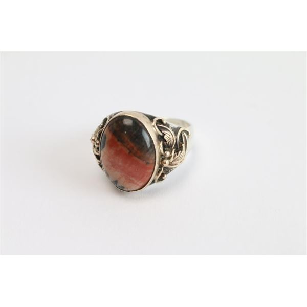 Men's 14k Gold & Sterling Silver Ring.