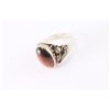 Image 3 : Men's 14k Gold & Sterling Silver Ring.