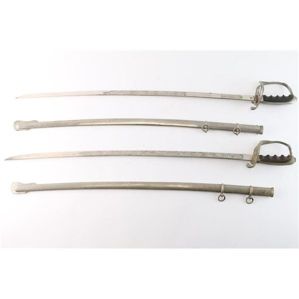 Two US Army M1902 Officer's Swords.