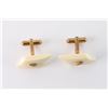 Image 2 : Bone & Gold Cuff Links.