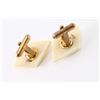 Image 3 : Bone & Gold Cuff Links.