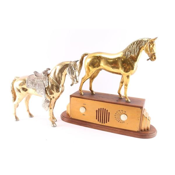 Western Horse Radio & Statue