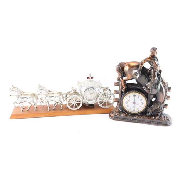 Lot of 2 Vintage Clocks