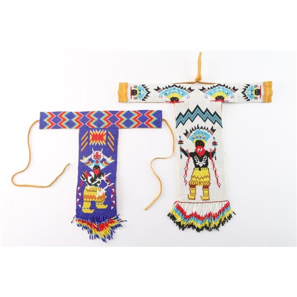 Lot of 2 Beaded necklaces