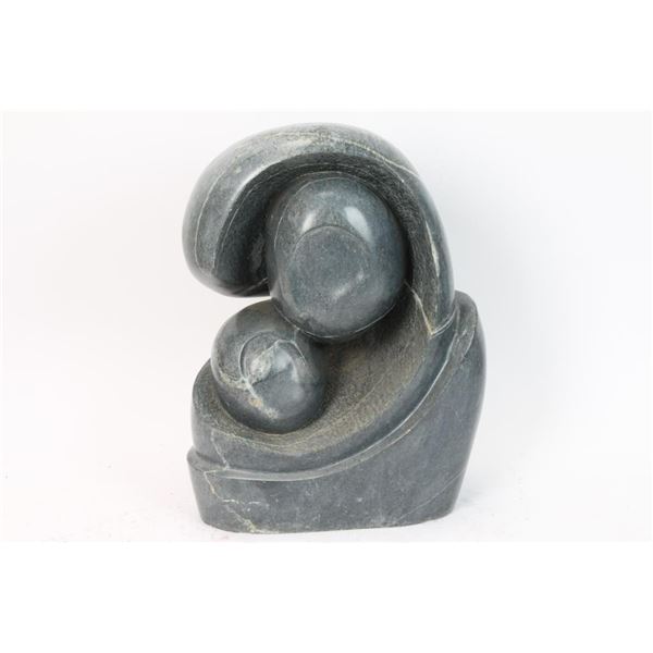 Black Marble Art Sculpture.