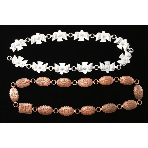 Lot of 2 Concho Belts.