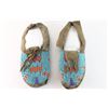 Image 1 : Pair of Beaded Sioux Moccasins