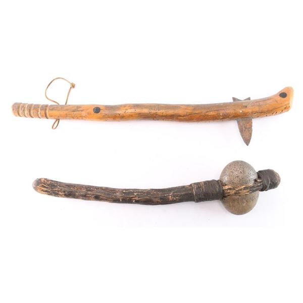 Lot of Native American Weaponry