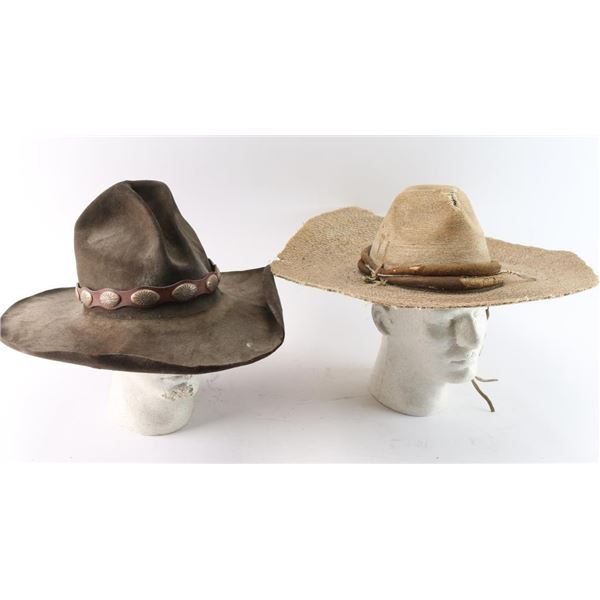 Lot of Old  2 Cowboy Hats