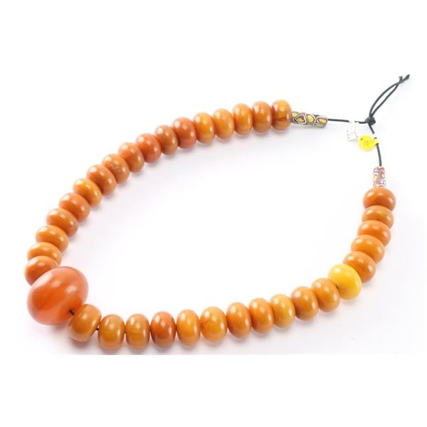 Strand of Vintage Resin Trade Beads.