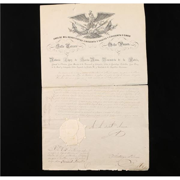 Original 1854 Document in Spanish.
