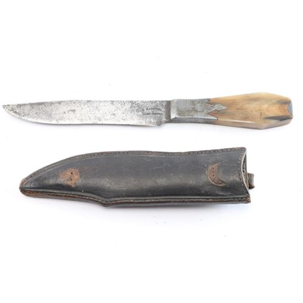 Rare S. Baldwin Knife w/Scabbard.