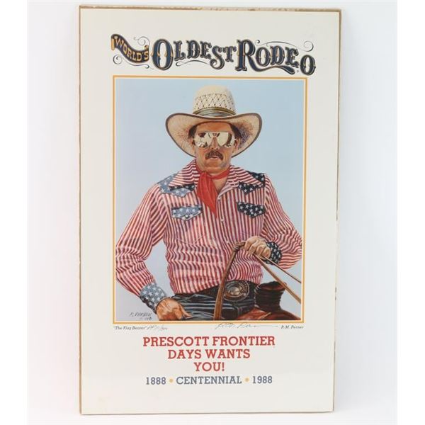Prescott Frontier Rodeo Days Poster.