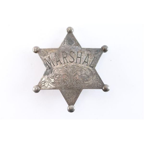 Hand Engraved Enamel Letters Badge