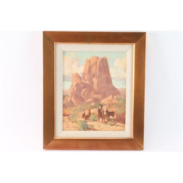 Original Oil on Board.