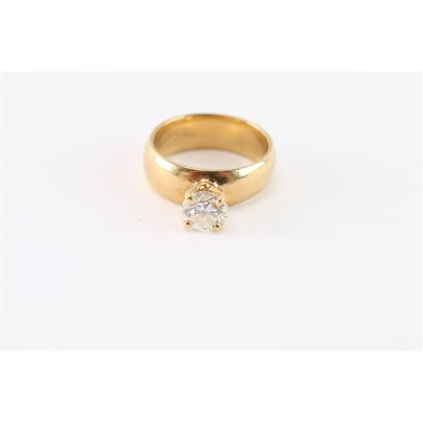 Timeless 18k Ladies Diamond Solitaire