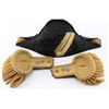 Image 1 : U.S. Naval Officer's Dress Hat & Epauletts.