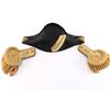 Image 7 : U.S. Naval Officer's Dress Hat & Epauletts.