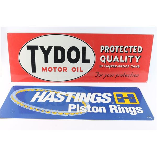 Lot of 2 Metal Advertising Signs