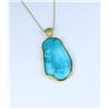 Image 1 : Wonderful Natural Turquoise Pendant.