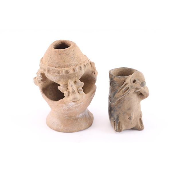 Two Pre-Columbian Colima Pieces.