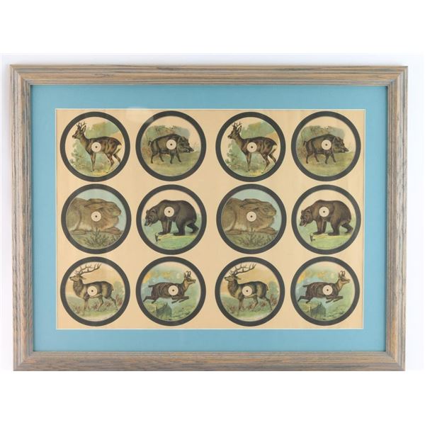 Vintage Target Framed