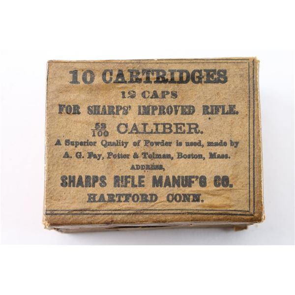 Civil War Sharps .52 Linen Cartridges.