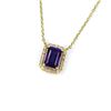 Image 3 : Charismatic Amethyst & Diamonds Pendant.
