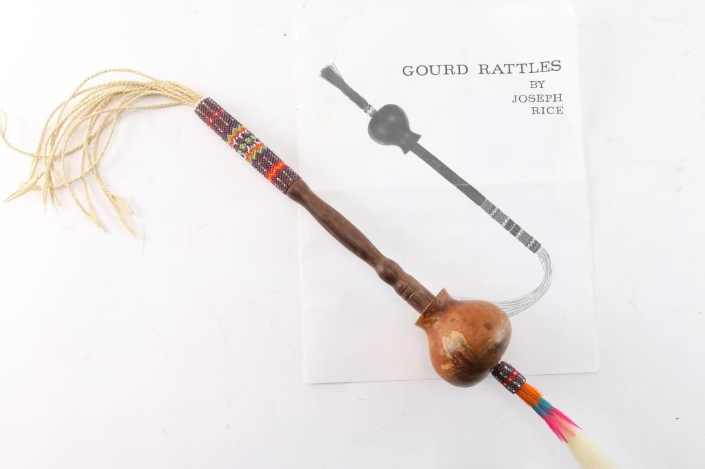 Gourd Rattle Made by Joseph Rice