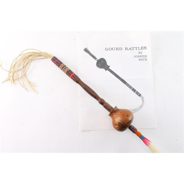 Gourd Rattle Made by Joseph Rice
